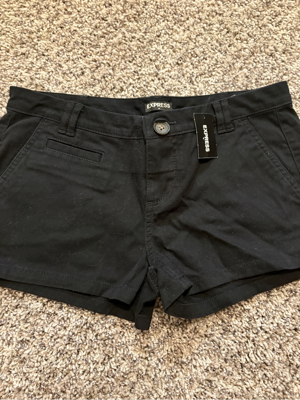 Express Black High Waist Women’s Shorts